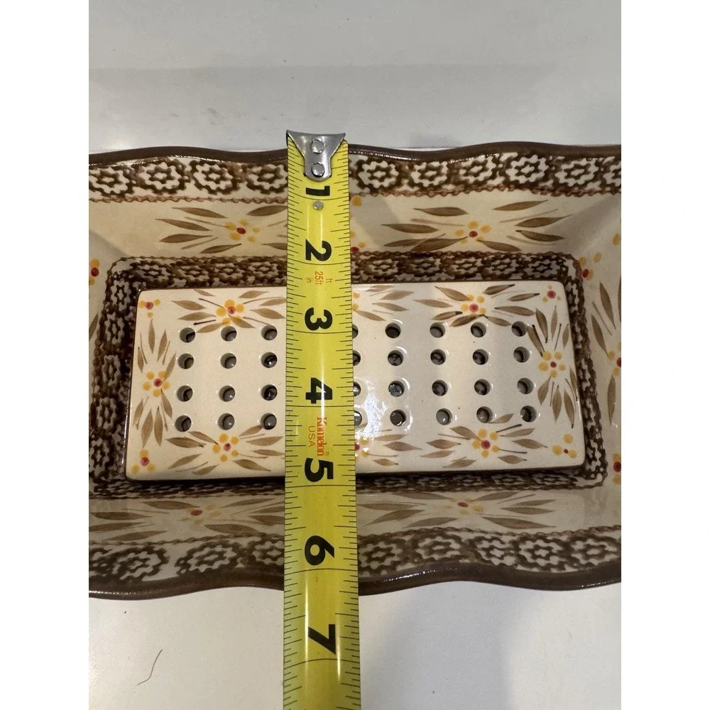 Temptations Old world Bread Loaf Pan W Insert Cooling Tray & Rack Vintage